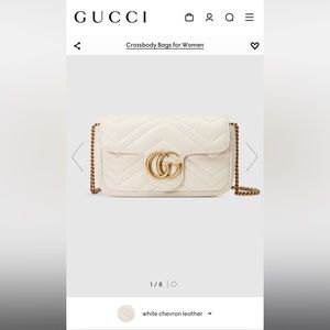 Gucci GG Marmont Leather Super Mini Bag